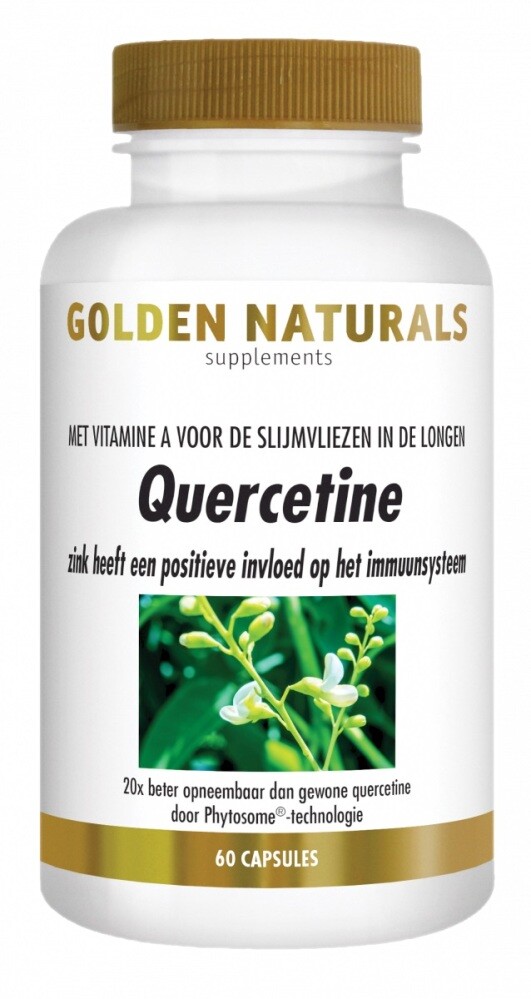 Golden Naturals Quercetine Capsules (60 vegetarische capsules)