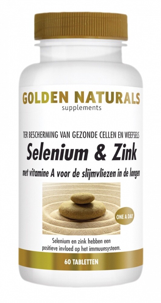 Golden Naturals Selenium & Zink Tabletten (60 vegetarische tabletten)