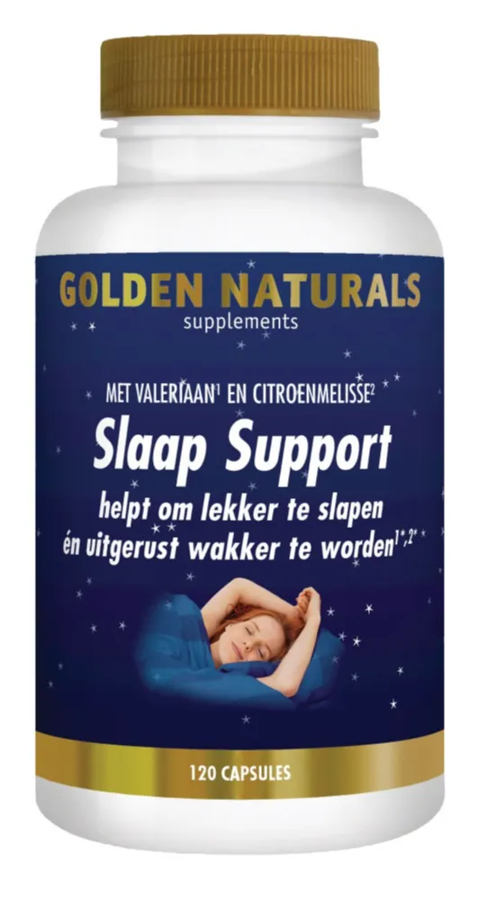 Golden Naturals Slaap Support Capsules (120 capsules)