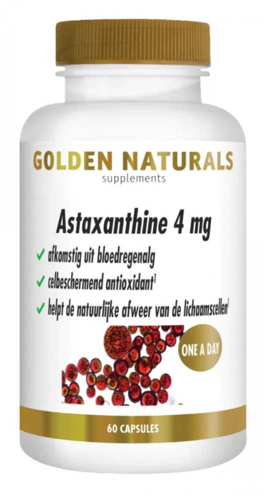Golden Naturals Astaxanthine 4mg Softgels (60 softgels)
