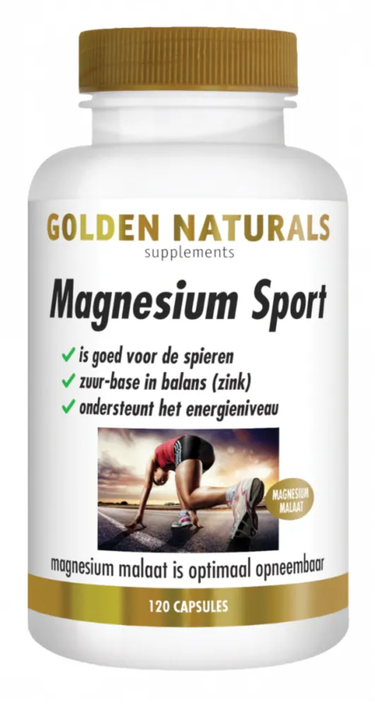 Golden Naturals Magnesium Sport Capsules (120 vegetarische capsules)