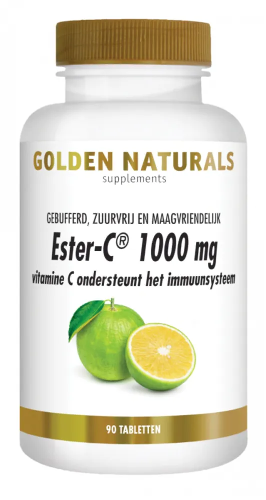Golden Naturals Ester-C 1000mg Tabletten (90 tabletten)