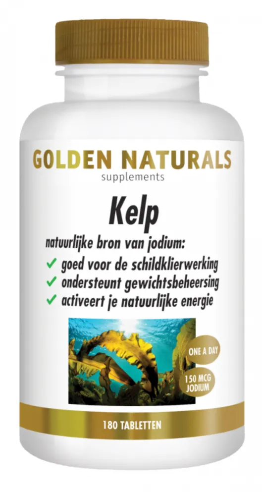 Golden Naturals Kelp Tabletten (180 tabletten)