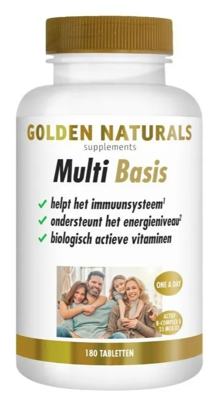 Golden Naturals Multi Basis Tabletten (180 tabletten)