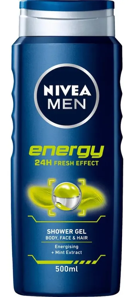 Nivea Men Energy 3-in-1 Shower Gel (500 ml)
