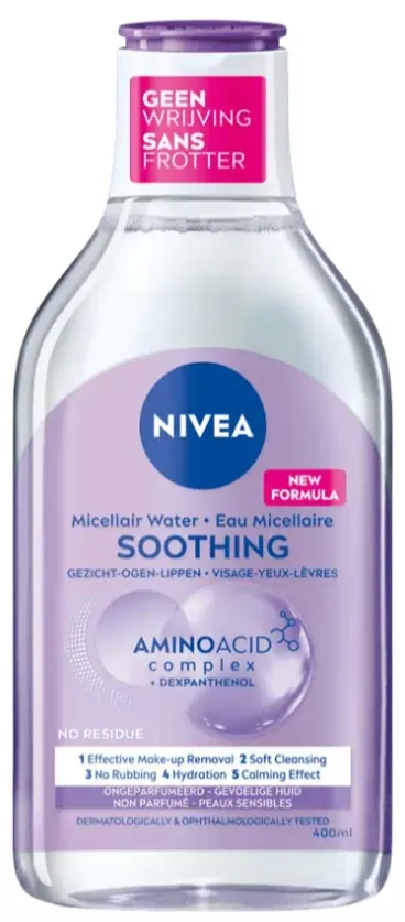 Nivea Soothing Micellair Water Parfumvrij (400 ml)