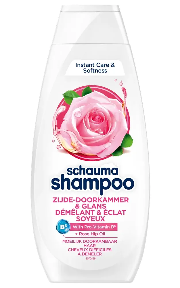Schauma Shampoo Zijde Doorkammer & Glans (400 ml)