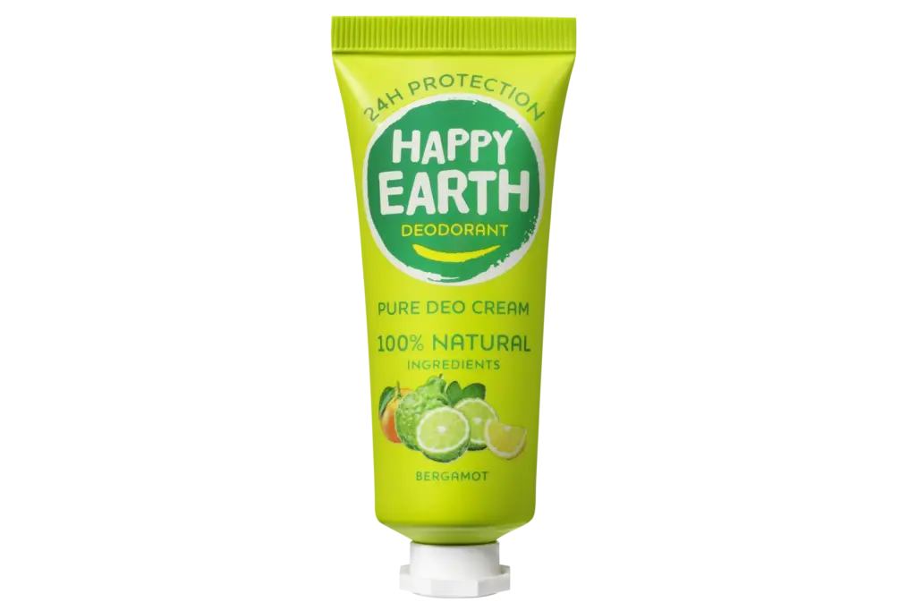 Happy Earth Pure Deodorantcreme Bergam (40 ml)