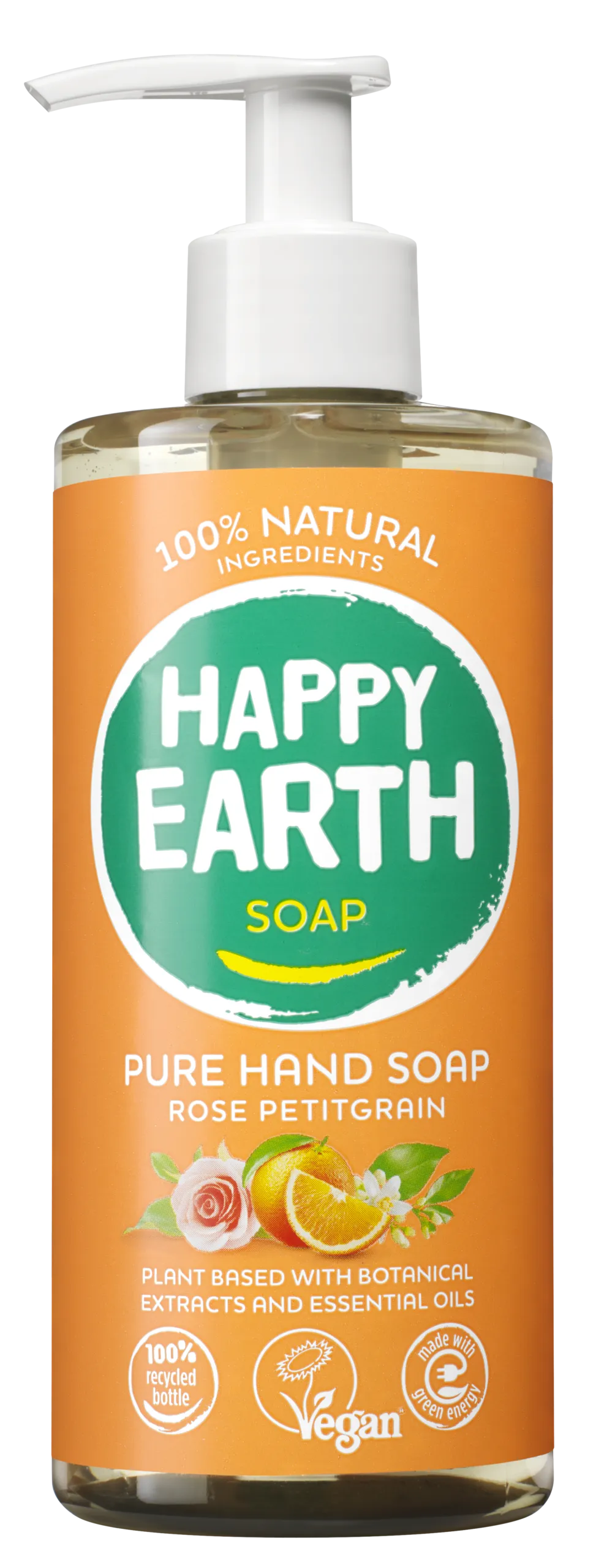 Happy Earth Pure Handzeep Rose (300 ml)