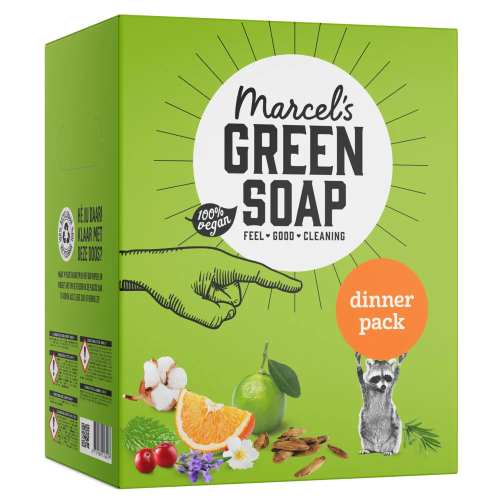 Marcel's Green Soap Dinner Pack (6 X 1)