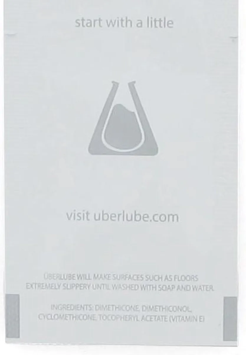 Uberlube Glijmiddel Siliconen - zakje (2 ml)