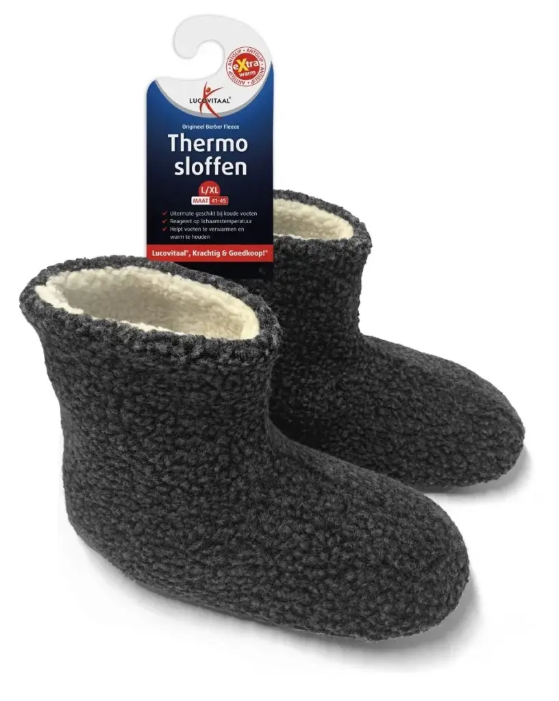 Lucovitaal Thermo Berber Slof 41-45 (1 paar)