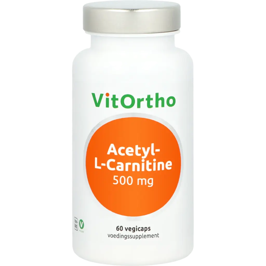 Vitortho Acetyl-L-Carnitine 500 mg (60 vega capsules)
