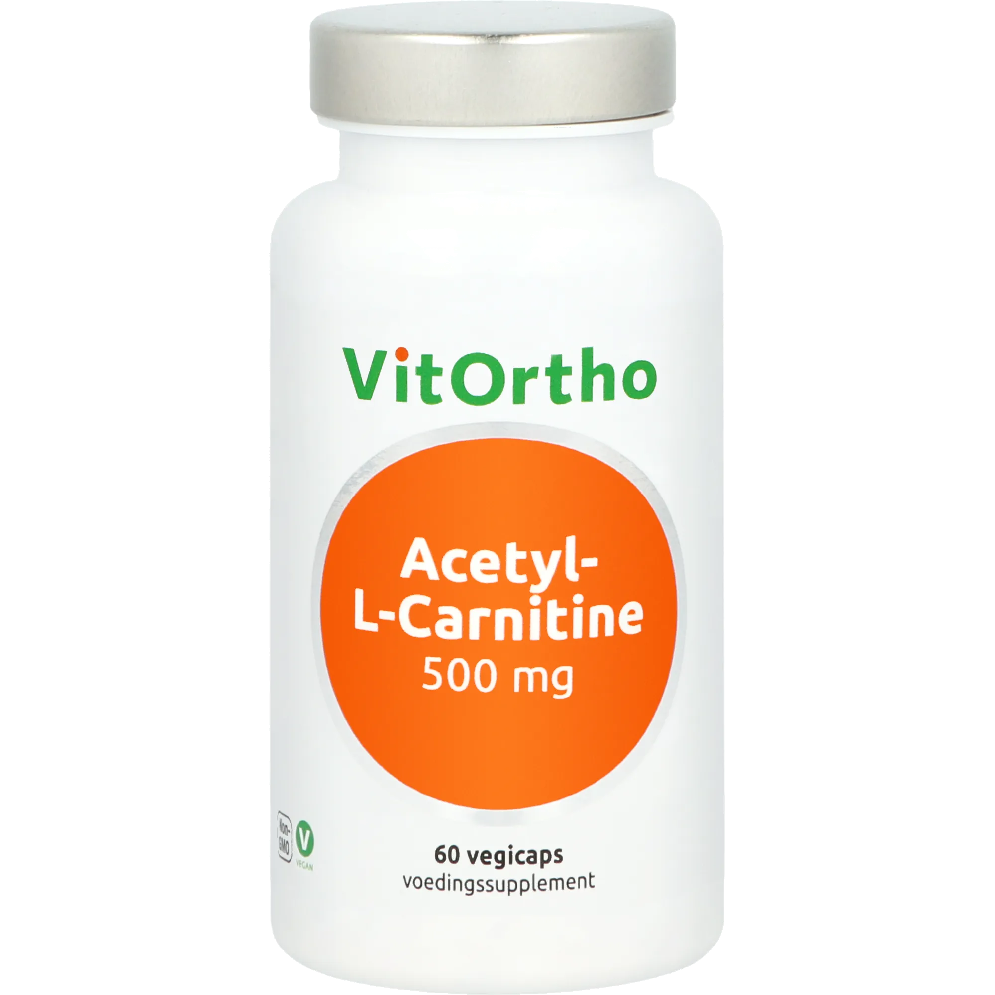 Vitortho Acetyl-L-Carnitine 500 mg (60 vega capsules)