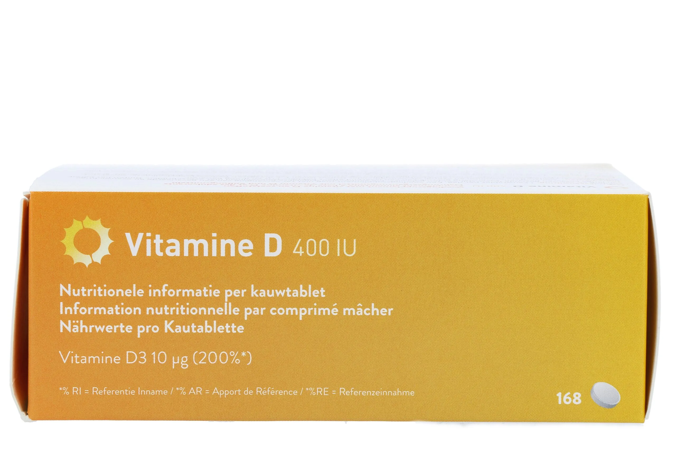 Metagenics Vitamine D 400Iu Limoen (168 kauwtabletten) - image 3