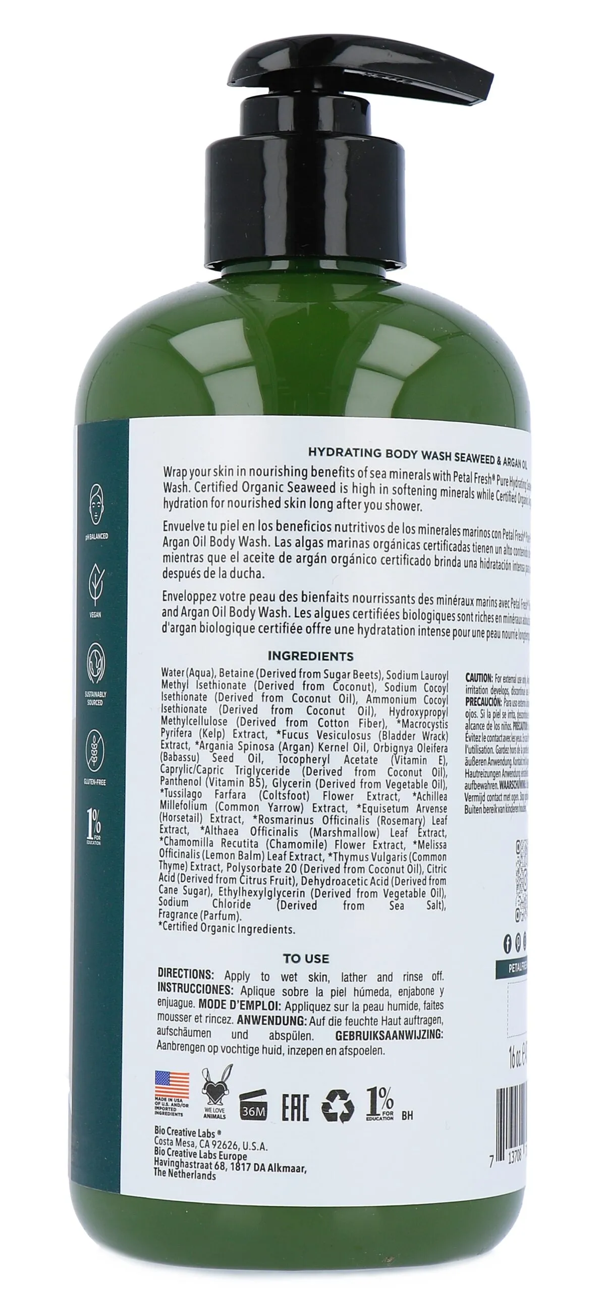 Petal Fresh Showergel Seaweed Arganoil (475 ml) - image 2