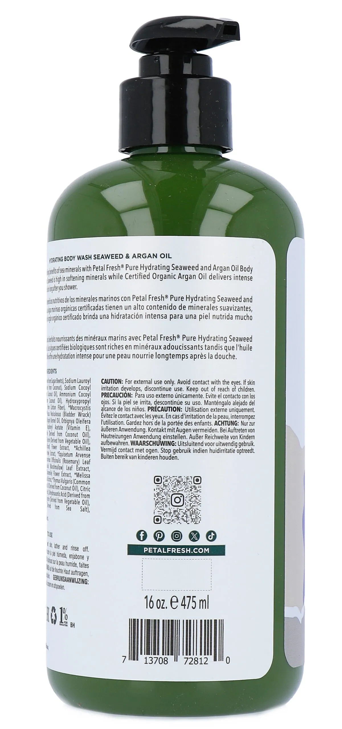 Petal Fresh Showergel Seaweed Arganoil (475 ml) - image 3