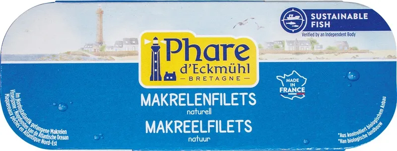 Phare d'Eckmühl Makreelfilet Naturel (151 gr)