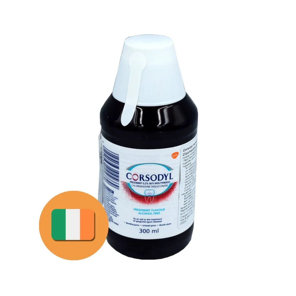 Corsodyl Corsodyl 2 Mg/ Ml Mondspoeling (300 ml)