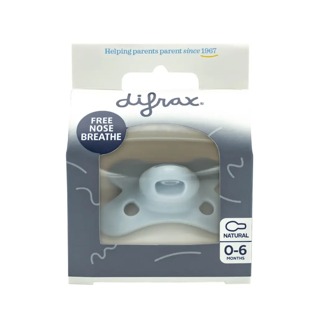 Difrax Fopspeen Natural 0-6 maand Ice (1 stuk)