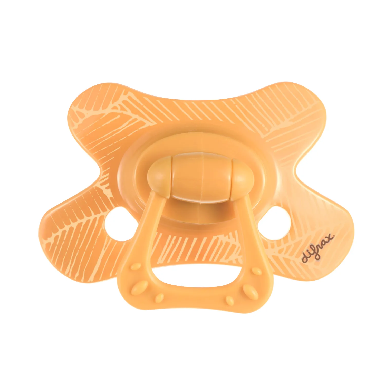 Difrax Fopspeen Natural 12 maand Apricot (1 stuk)