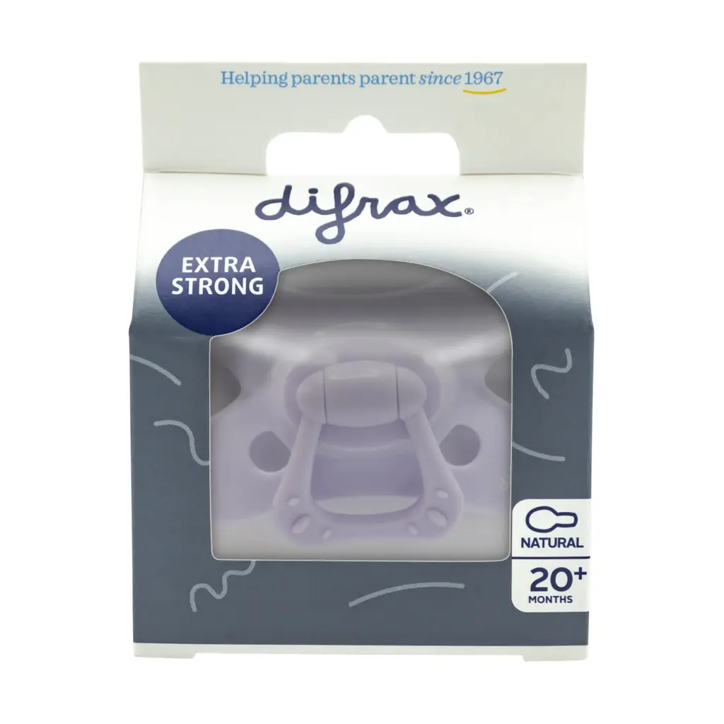 Difrax Fopspeen Natural 18+ maand Siliconen Lilac (1 stuk)