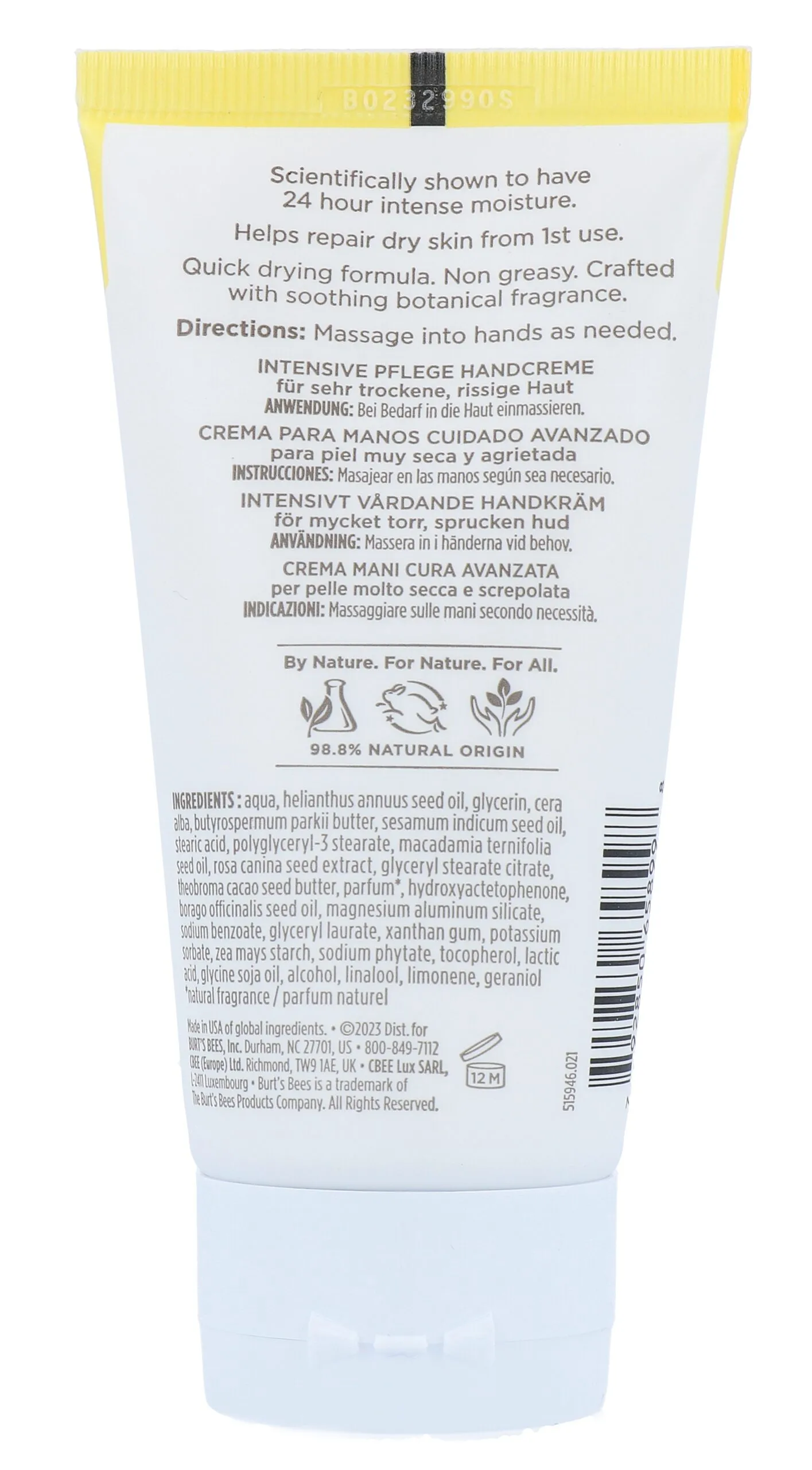 Burts Bees Handcreme Advanced Care (71 gr)