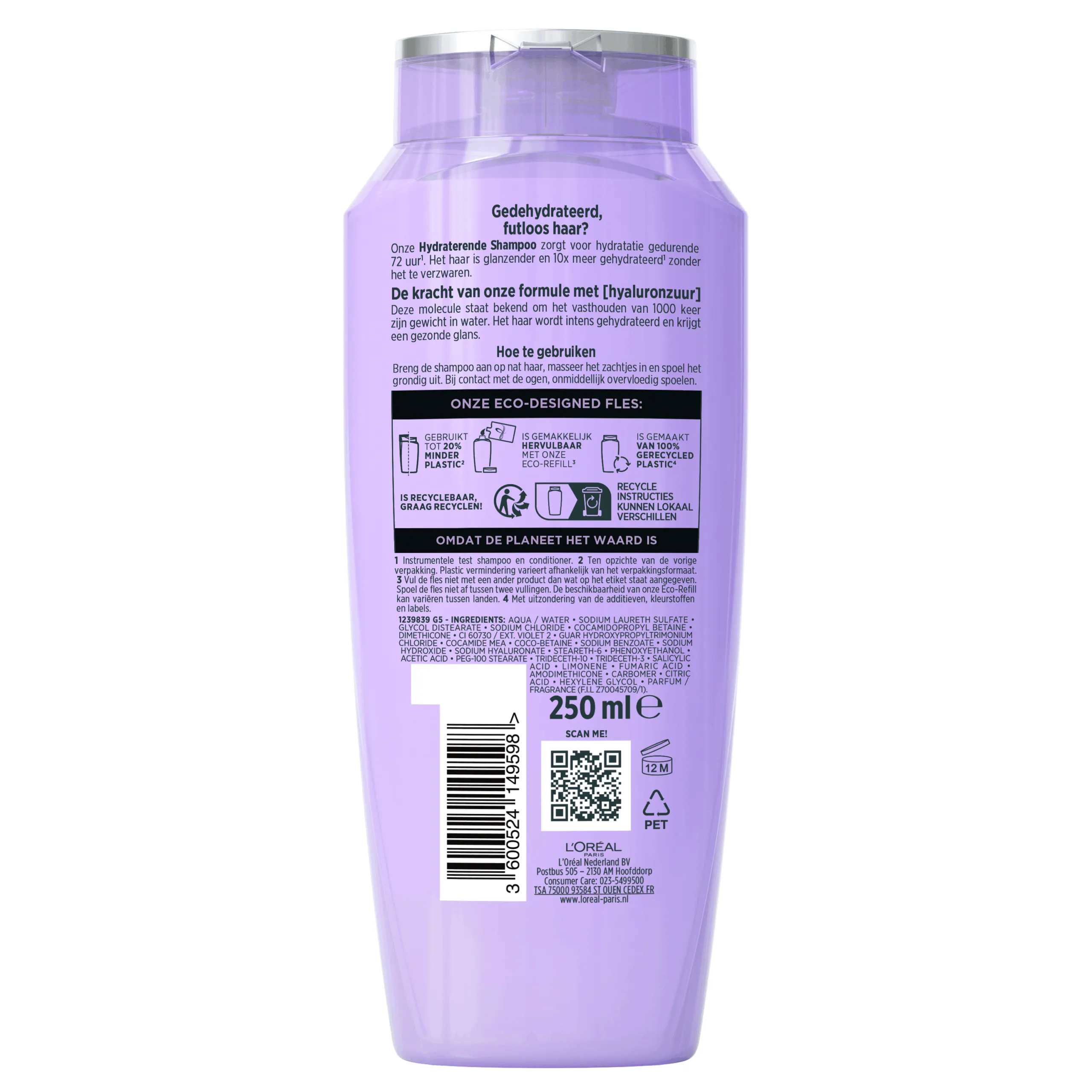 L'Oréal Paris Elvive Shampoo Hydra Hyaluronic (250 ml)