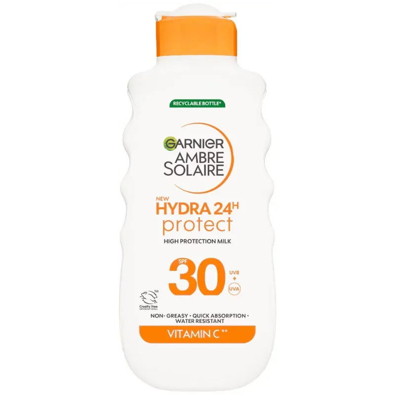 Garnier Ambre Solaire Hydra 24 Zonnemelk SPF 30 (175 ml)