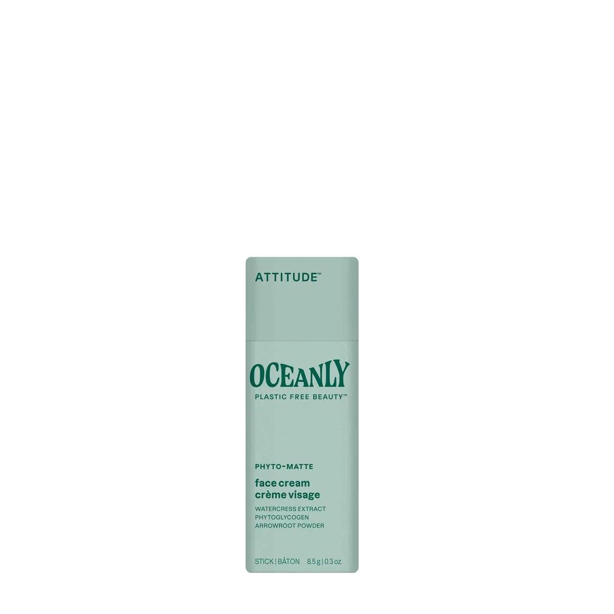 Attitude Oceanly Phyto-Matte Gezichtscreme Stick Mini (8,5 gr)