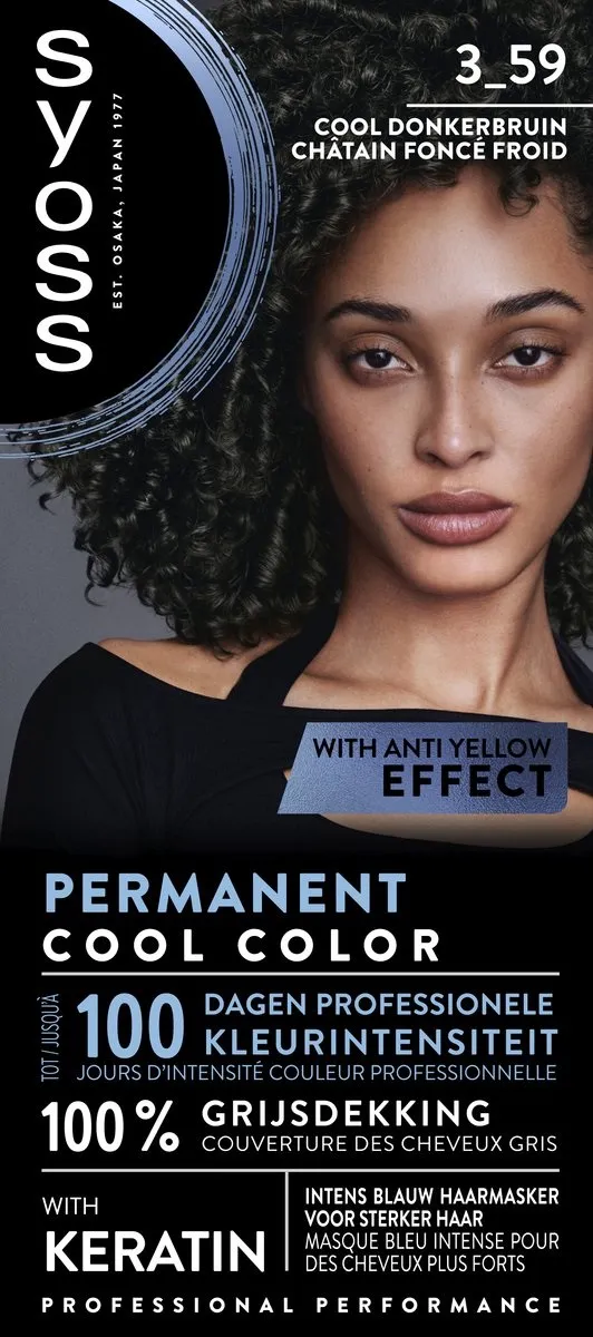 Syoss Colors 3-59 Cool Donkerbruin (1 stuk)