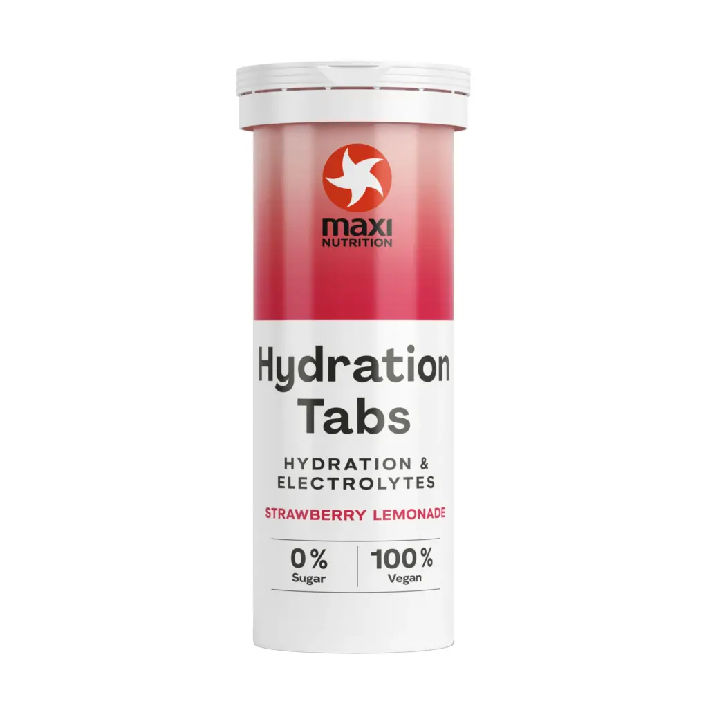 Maxi Nutrition Hydration Tabs Elektrolyten Aardbei (40 gr)