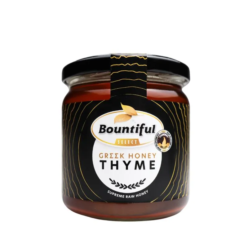 Bountiful Griekse Rauwe Honing Thyme/Tijm (500 gr)
