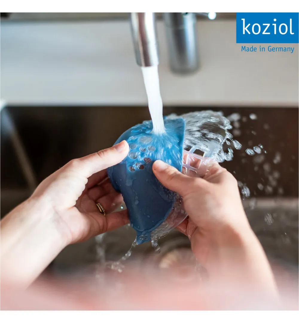 Koziol Duurzaam Herbruikbaar Gezichtsmasker Organic Deep Blue (1 stuk) - image 6