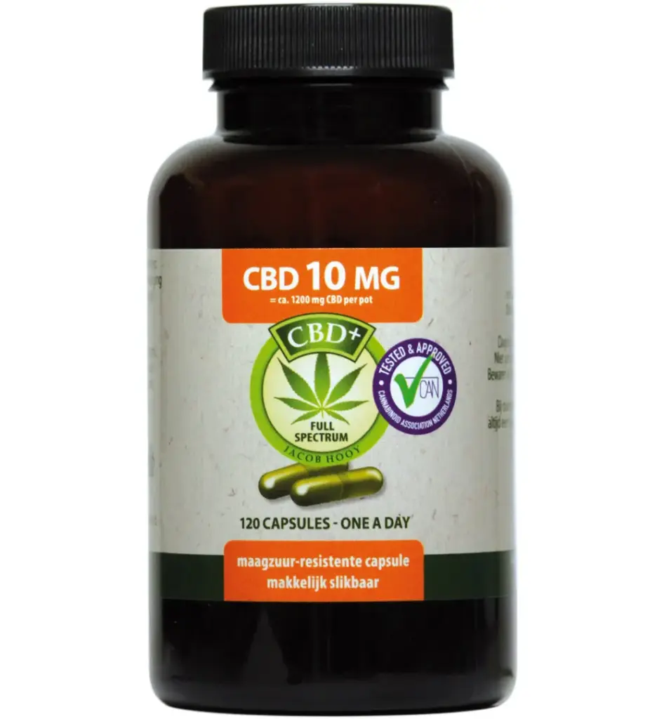 Jacob Hooy CBD 10Mg (120 stuks)