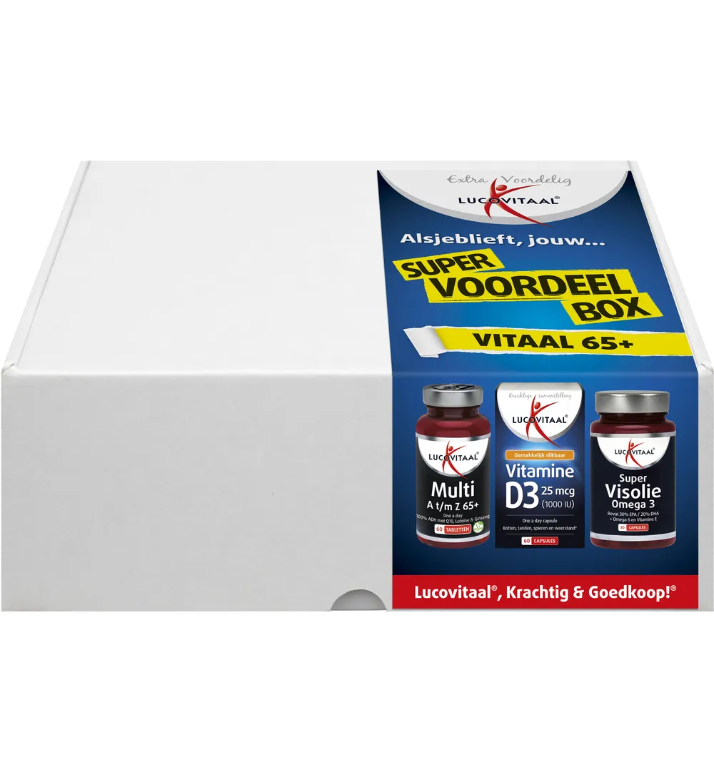 Lucovitaal Voordeelbox Vitaal 65+ (3 stuks)