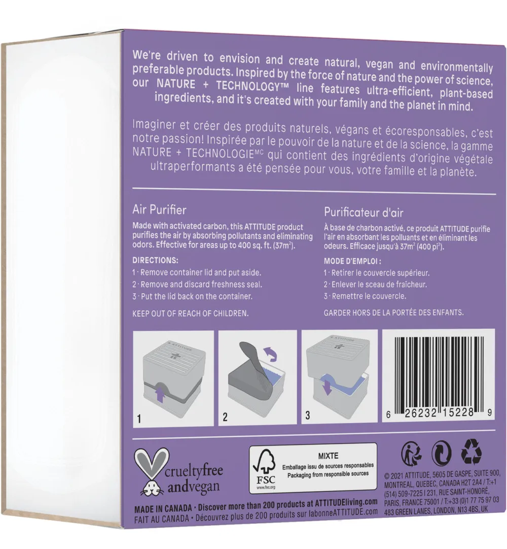 Attitude Nature+ Bulk2Go Luchtverfrisser Lavendel/Eucalyptus (227 gr) - image 3