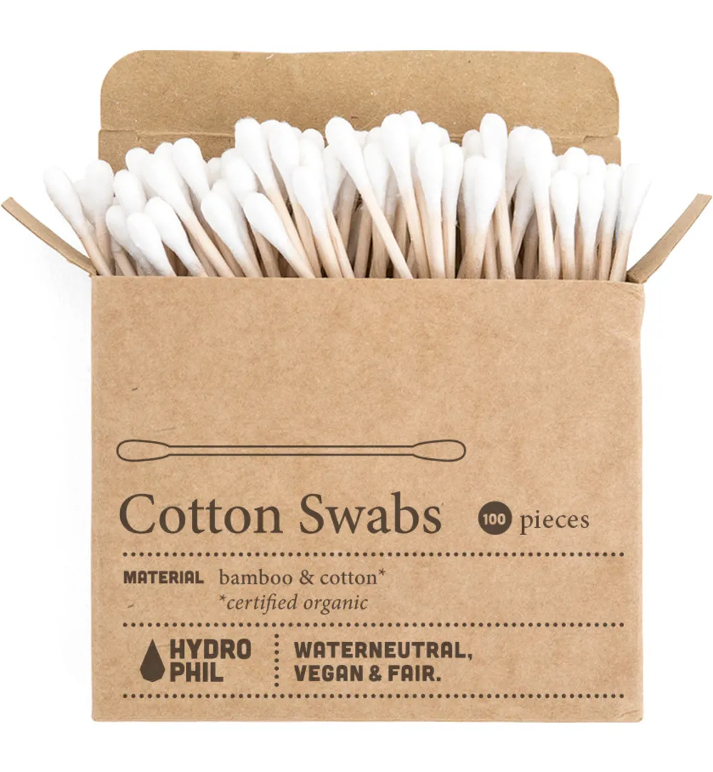 Hydrophil Wattenstaafjes Van Bamboe En Bio-Katoen (100 stuks) - image 3