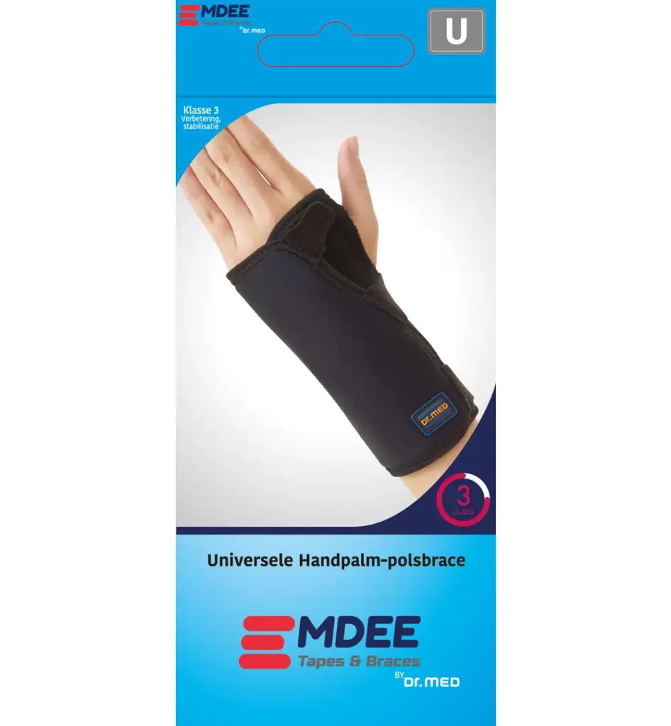 Emdee Pols dubbel support zwart (1 stuk)