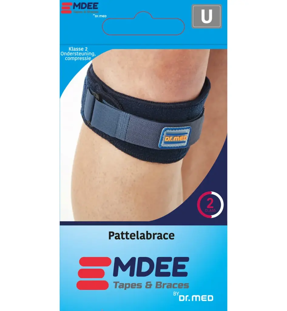 Emdee Knie/Patella Supportband Blauw (1 stuk)