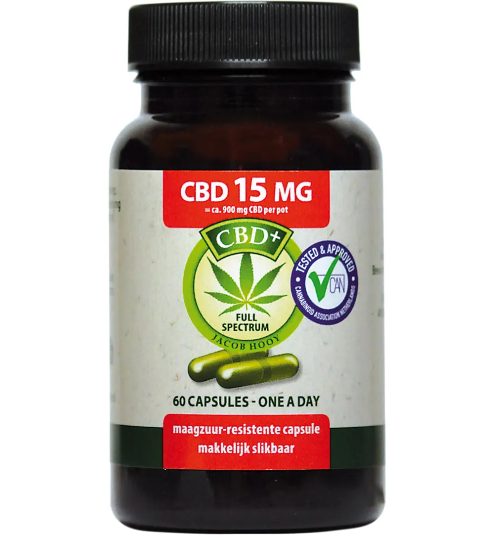 Jacob Hooy CBD 15Mg (60 stuks)