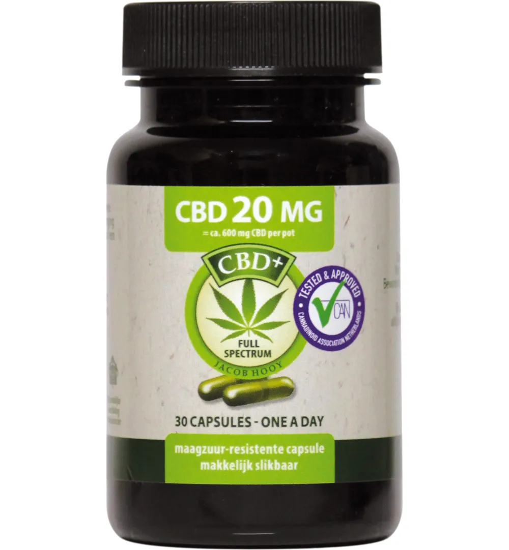 Jacob Hooy CBD 20Mg (30 stuks)