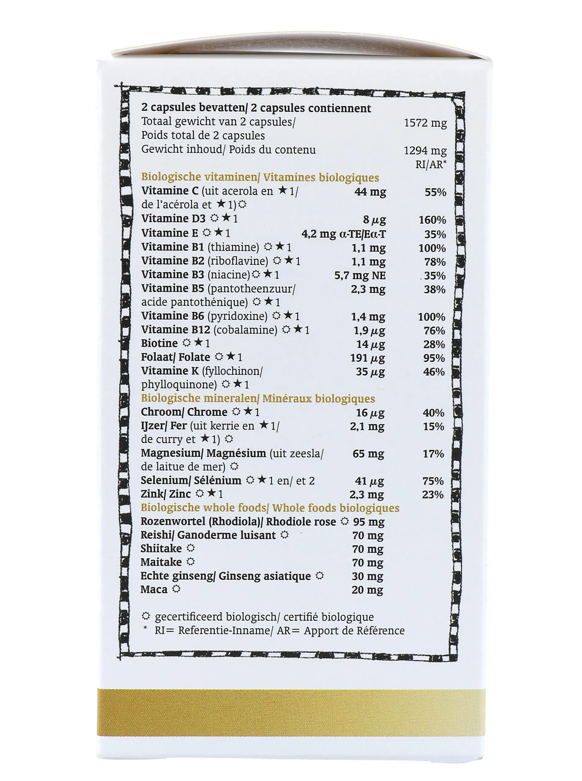 Royal Green Stress en Energy Multi Bio (60 vega capsules) - image 3
