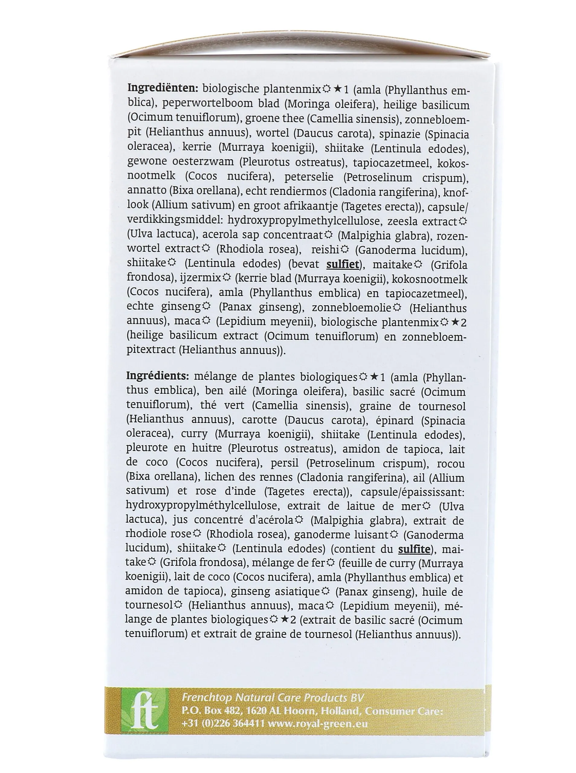 Royal Green Stress en Energy Multi Bio (60 vega capsules) - image 4