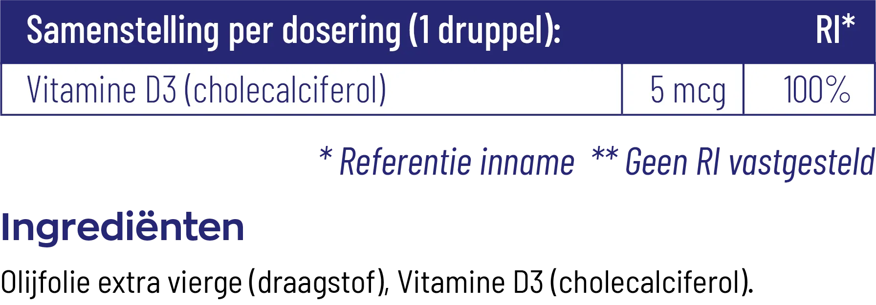 Vitakruid Vitamine D3 Druppels 5 mcg / 200 IE per Druppel (30 ml) - image 3