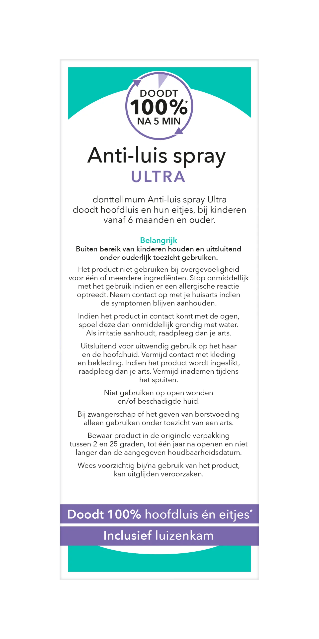 Donttellmum Anti Luis Spray Ultra (120 ml) - image 2