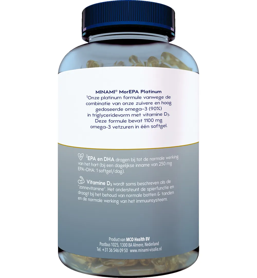 Minami Morepa Platinum + Vit.D3 (120 softgels)