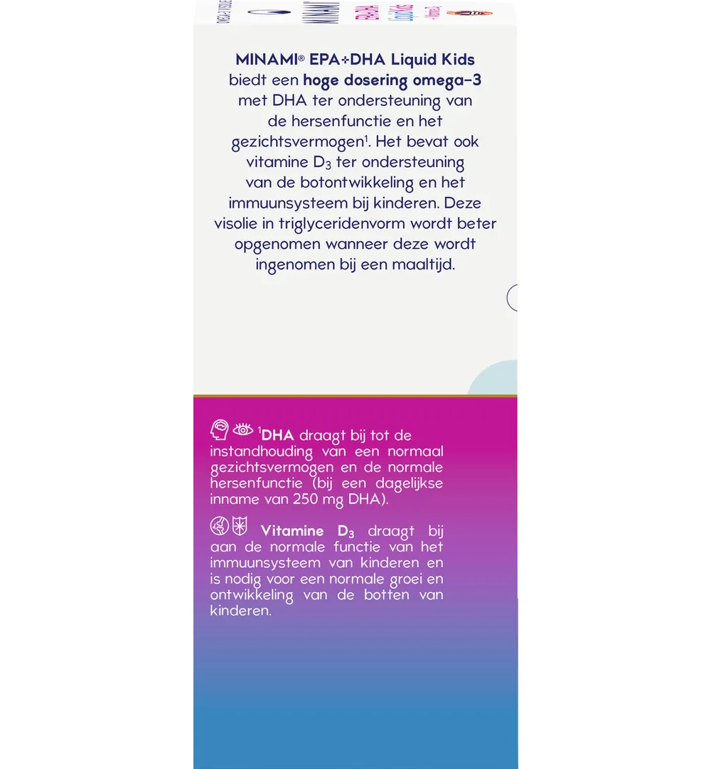 Minami Epa+Dha Liquid Kids + Vitamin D3 (100 ml) - image 5