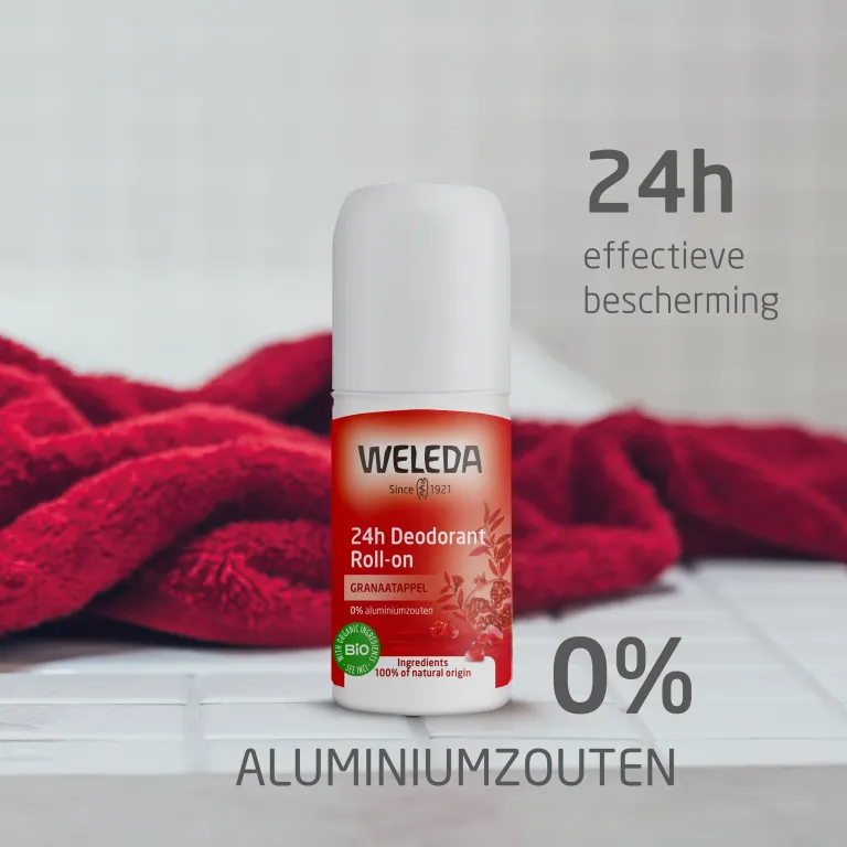 WELEDA granaatappel 24h roll on deodorant (50 ml)