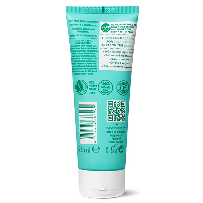 Happy Earth Handcreme Verzorgend (75 ml)